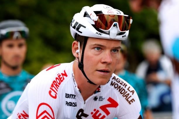 Bob Jungels of Luxembourg and AG2R Citröen Team prior to the 81st Skoda-Tour De Luxembourg 2021, Stage 1 a 140km stage from Luxembourg to...