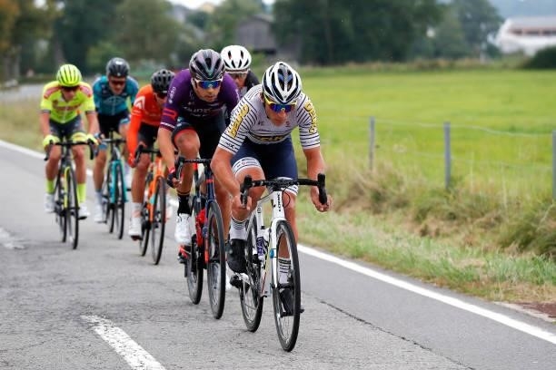 Evaldas Siskevicius of Lithuania and Team Delko competes in the Breakaway during the 81st Skoda-Tour De Luxembourg 2021, Stage 1 a 140km stage from...