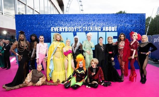 Drag queens attend the "Everybody's Talking About Jamie
