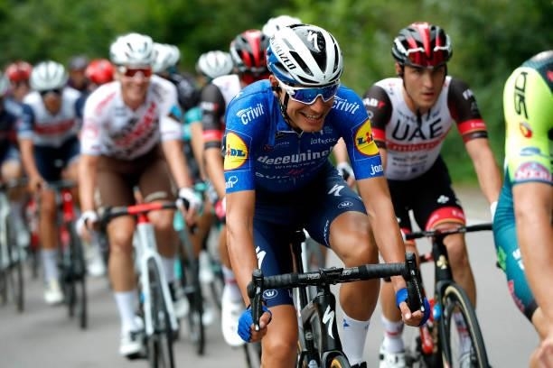 Fausto Masnada of Italy and Team Deceuninck - Quick-Step competes during the 81st Skoda-Tour De Luxembourg 2021, Stage 1 a 140km stage from...