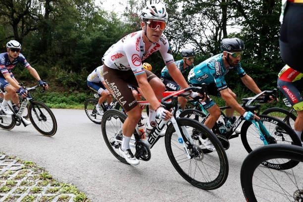 Bob Jungels of Luxembourg and AG2R Citröen Team competes during the 81st Skoda-Tour De Luxembourg 2021, Stage 1 a 140km stage from Luxembourg to...