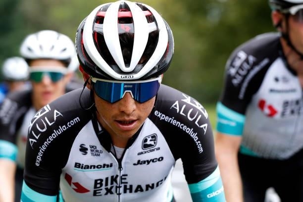 Johan Esteban Chaves Rubio of Colombia and Team BikeExchange competes during the 81st Skoda-Tour De Luxembourg 2021, Stage 1 a 140km stage from...