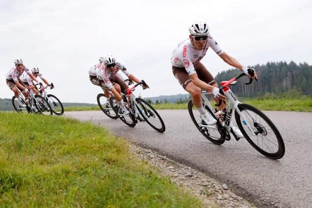 Ben Alexander O'connor of Australia and AG2R Citröen Team with teammates compete during the 81st Skoda-Tour De Luxembourg 2021, Stage 1 a 140km stage...
