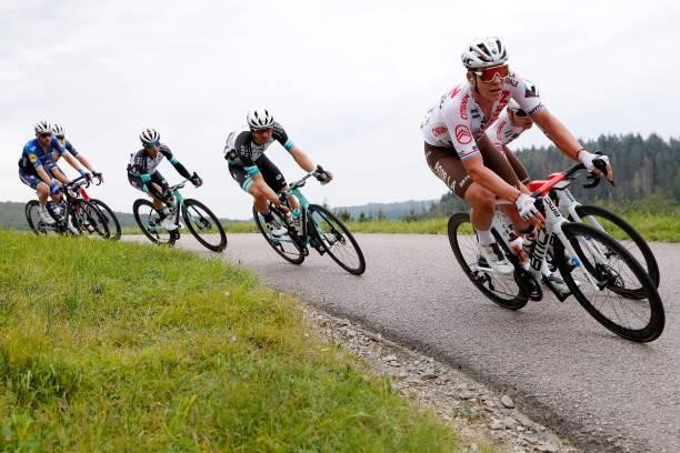 Bob Jungels of Luxembourg and AG2R Citröen Team competes during the 81st Skoda-Tour De Luxembourg 2021, Stage 1 a 140km stage from Luxembourg to...