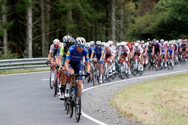 Fausto Masnada of Italy and Team Deceuninck - Quick-Step leads The Peloton during the 81st Skoda-Tour De Luxembourg 2021, Stage 1 a 140km stage from...