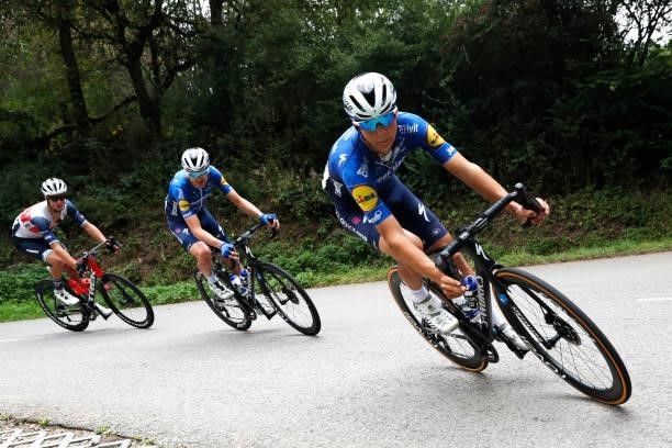 Mauri Vansevenant of Belgium and Team Deceuninck - Quick-Step competes during the 81st Skoda-Tour De Luxembourg 2021, Stage 1 a 140km stage from...