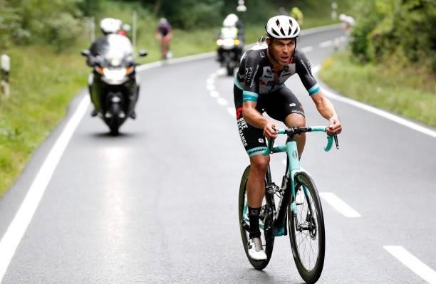Jack Bauer of New Zealand and Team BikeExchange competes in the Breakaway during the 81st Skoda-Tour De Luxembourg 2021, Stage 1 a 140km stage from...