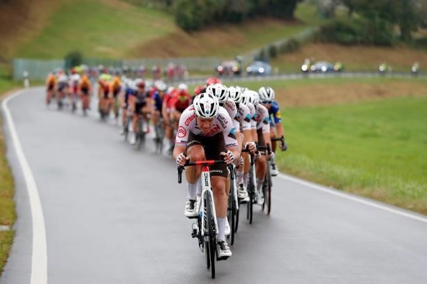 Bob Jungels of Luxembourg and AG2R Citröen Team leads The Peloton during the 81st Skoda-Tour De Luxembourg 2021, Stage 1 a 140km stage from...