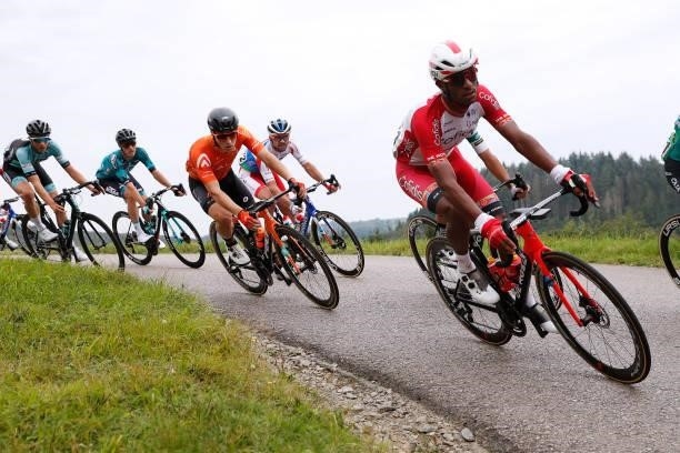 Natnael Berhane Teweldemedhin of Eritrea and Team Cofidis competes during the 81st Skoda-Tour De Luxembourg 2021, Stage 1 a 140km stage from...