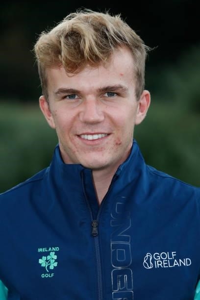 Robert Moran of Team Ireland during the R&A Mens's Home International previews at Hankley Common on September 14, 2021 in Tilford, England.