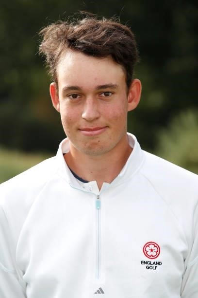 Josh Hill of Team England during the R&A Mens's Home International previews at Hankley Common on September 14, 2021 in Tilford, England.