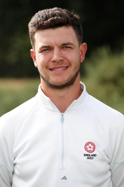 Sam Bairstow of Team England during the R&A Mens's Home International previews at Hankley Common on September 14, 2021 in Tilford, England.