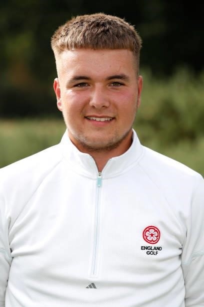 Jack Bigham of Team England during the R&A Mens's Home International previews at Hankley Common on September 14, 2021 in Tilford, England.