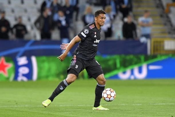 Danilo of Juventus controls the ball during the UEFA Champions League group H match between Malmo FF and Juventus at Eleda Stadium on September 14,...