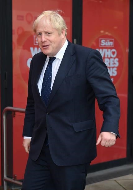 Boris Johnson attends the Sun's Who Cares Wins Awards 2021 at The Roundhouse on September 14, 2021 in London, England.