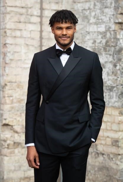 Tyrone Mings attends the Sun's Who Cares Wins Awards 2021 at The Roundhouse on September 14, 2021 in London, England.