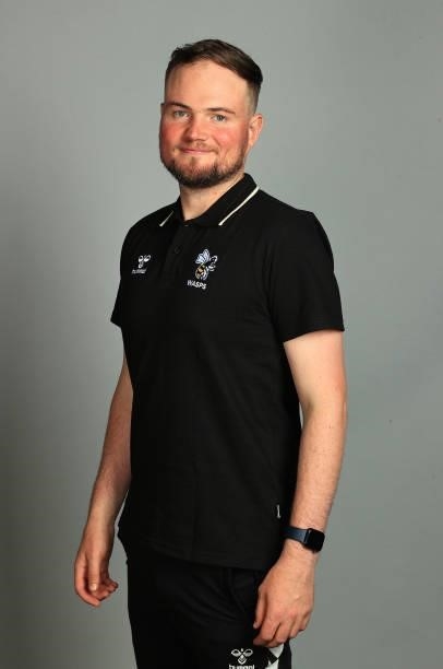 Ed Robinson, the Wasps skills coach poses for a portrait during the Wasps Rugby Squad Photocall for the 2021-2022 Gallagher Premiership Rugby season...
