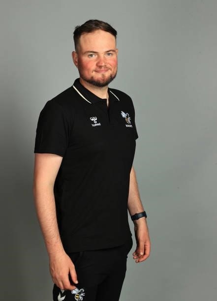 Ed Robinson, the Wasps skills coach poses for a portrait during the Wasps Rugby Squad Photocall for the 2021-2022 Gallagher Premiership Rugby season...