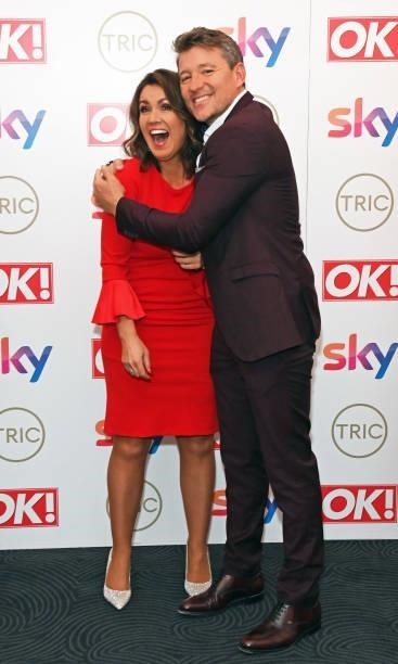 Susanna Reid and Ben Shephard attend The TRIC Awards 2021 at 8 Northumberland Avenue on September 15, 2021 in London, England.