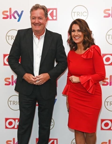 Piers Morgan and Susanna Reid attend The TRIC Awards 2021 at 8 Northumberland Avenue on September 15, 2021 in London, England.