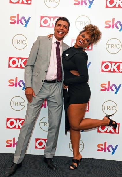 Chris Kamara and Fleur East attend The TRIC Awards 2021 at 8 Northumberland Avenue on September 15, 2021 in London, England.