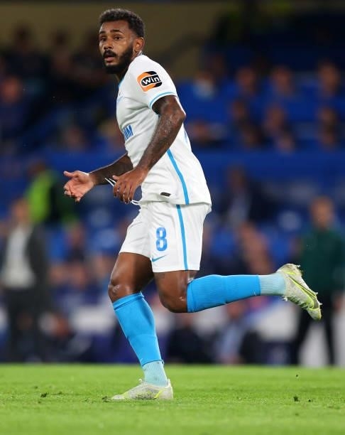 Wendel of Zenit Saint Petersburg during the UEFA Champions League group H match between Chelsea FC and Zenit St. Petersburg at Stamford Bridge on...