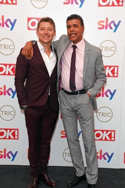 Ben Shepherd and Chris Kamara attend The TRIC Awards 2021 at 8 Northumberland Avenue on September 15, 2021 in London, England.