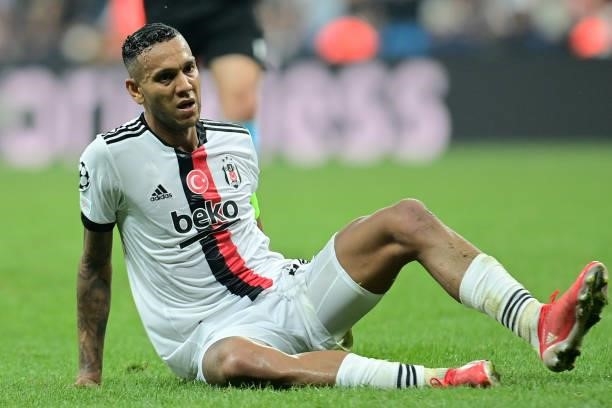 Souza of Besiktas during the UEFA Champions League match between Besiktas and Borussia Dortmund at Vodafone Park on September 15, 2021 in Istanbul,...