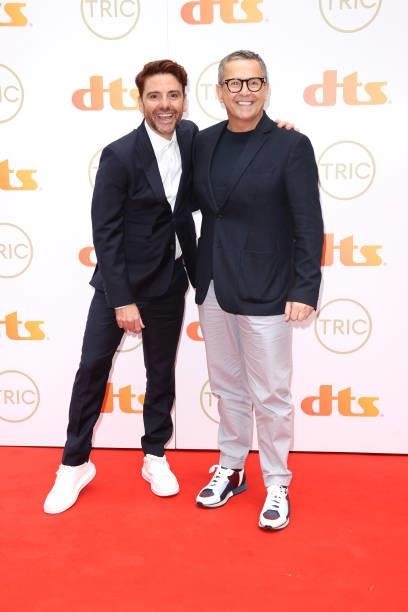 Stephen Webb and Daniel Lustig attend The TRIC Awards 2021 at 8 Northumberland Avenue on September 15, 2021 in London, England.
