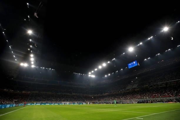 General view during the UEFA Champions League group D match between Inter and Real Madrid at Giuseppe Meazza Stadium on September 15, 2021 in Milan,...