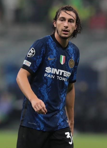 Matteo Darmian of FC Internazionale looks on during the UEFA Champions League group D match between FC Internazionale and Real Madrid at Giuseppe...
