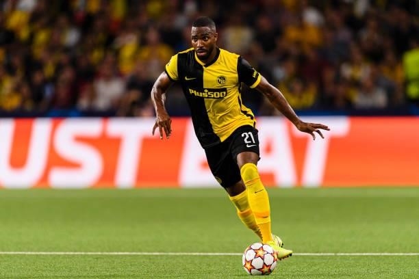 Ulisses Garcia of Young Boys controls the ball during the UEFA Champions League group F match between BSC Young Boys and Manchester United at Stadion...