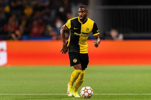 Ulisses Garcia of Young Boys in action during the UEFA Champions League group F match between BSC Young Boys and Manchester United at Stadion...