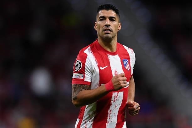 Luis Suarez of Atletico Madrid during the UEFA Champions League group B match between Atletico Madrid and FC Porto at Wanda Metropolitano on...