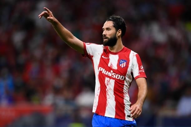 Felipe of Atletico de Madrid reacts during the UEFA Champions League group B match between Atletico Madrid and FC Porto at Wanda Metropolitano on...
