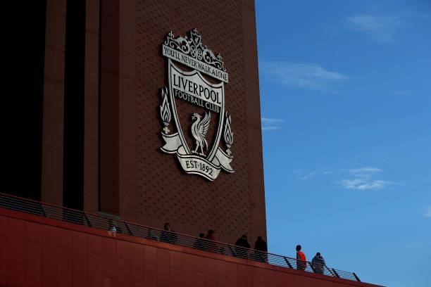 General view outside Anfield is seen prior to the UEFA Champions League group B match between Liverpool FC and AC Milan at Anfield on September 15,...