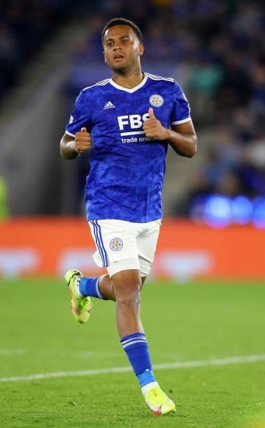 Ryan Bertrand of Leicester City during the UEFA Europa League group C match between Leicester City and SSC Napoli at The King Power Stadium on...