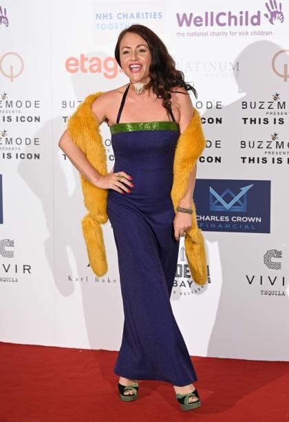 Jaime Winstone attends The Icon Ball 2021 during London Fashion Week September 2021 at The Landmark Hotel on September 17, 2021 in London, England.