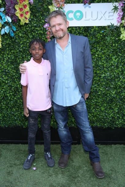 Christian Isaiah and Scott Michael Campbell attend the 15th Annual ECOLUXE "Endless Summer