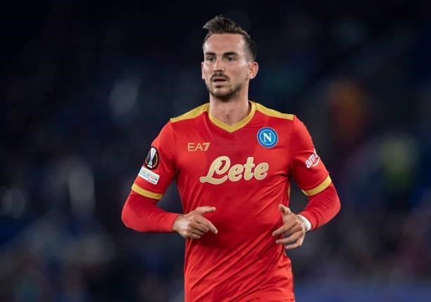 Fabián Ruiz of SSC Napoli during the UEFA Europa League group C match between Leicester City and SSC Napoli at The King Power Stadium on September...