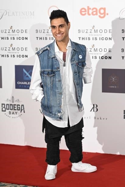 Emmanuel Kelly attends The Icon Ball 2021 during London Fashion Week September 2021 at The Landmark Hotel on September 17, 2021 in London, England.