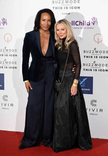 Paul Wharton attends The Icon Ball 2021 during London Fashion Week September 2021 at The Landmark Hotel on September 17, 2021 in London, England.