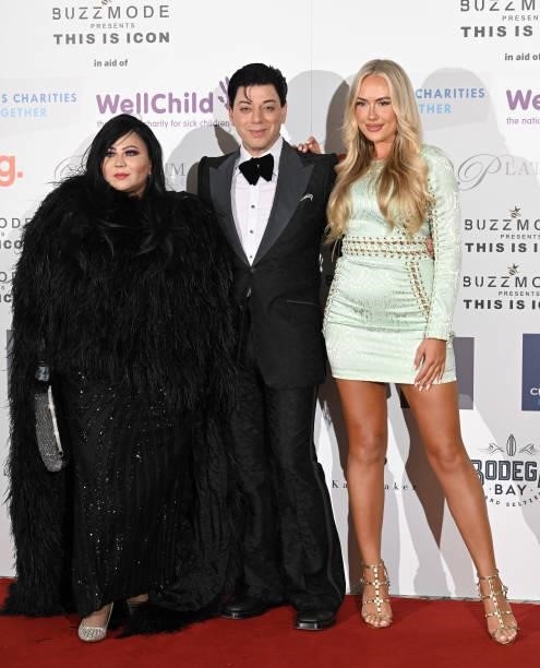Malan Breton attends The Icon Ball 2021 during London Fashion Week September 2021 at The Landmark Hotel on September 17, 2021 in London, England.