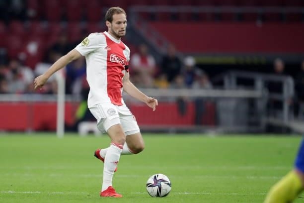 Daley Blind of Ajax during the Dutch Eredivisie match between Ajax and SC Cambuur at Johan Cruijff ArenA on September 18, 2021 in Amsterdam,...