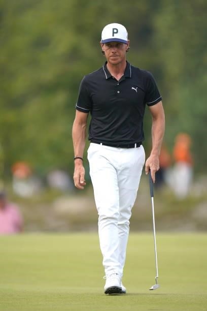 Kristoffer Broberg of Sweden during Round 4 of The Dutch Open 2021 at Bernardus Golf on September 19, 2021 in Cromvoirt, The Netherlands
