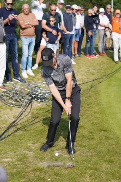 Marcus Helligkilde of Denmark during Round 4 of The Dutch Open 2021 at Bernardus Golf on September 19, 2021 in Cromvoirt, The Netherlands