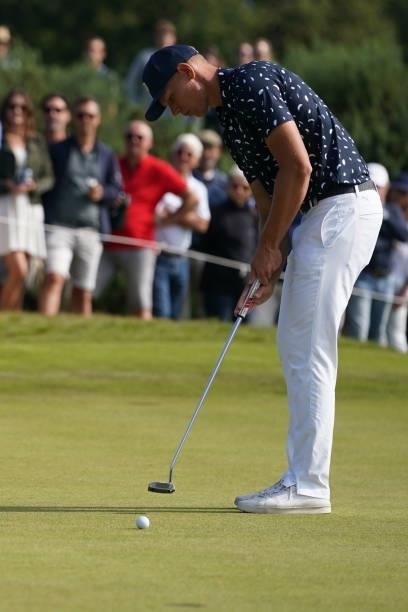 Matthias Schmid of Germany during Round 4 of The Dutch Open 2021 at Bernardus Golf on September 19, 2021 in Cromvoirt, The Netherlands