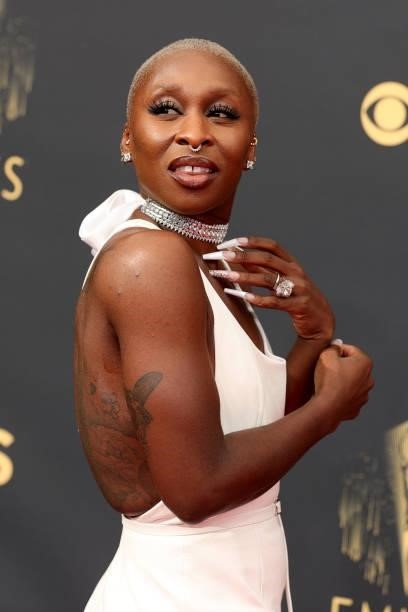 Cynthia Erivo attends the 73rd Primetime Emmy Awards at L.A. LIVE on September 19, 2021 in Los Angeles, California.
