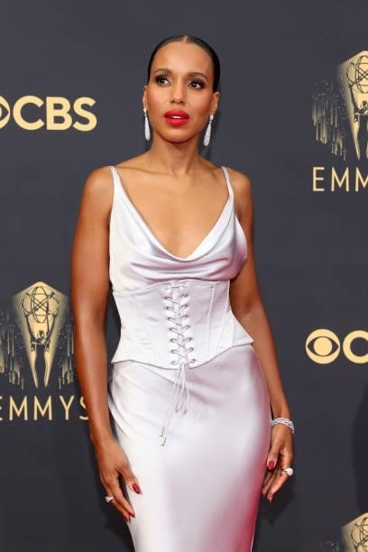 Kerry Washington attends the 73rd Primetime Emmy Awards at L.A. LIVE on September 19, 2021 in Los Angeles, California.