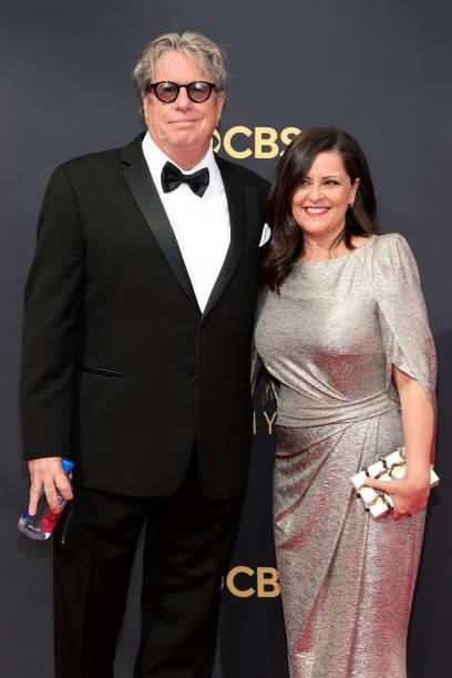 Andy Tennant and Sharon Johnson-Tennant attend the 73rd Primetime Emmy Awards at L.A. LIVE on September 19, 2021 in Los Angeles, California.